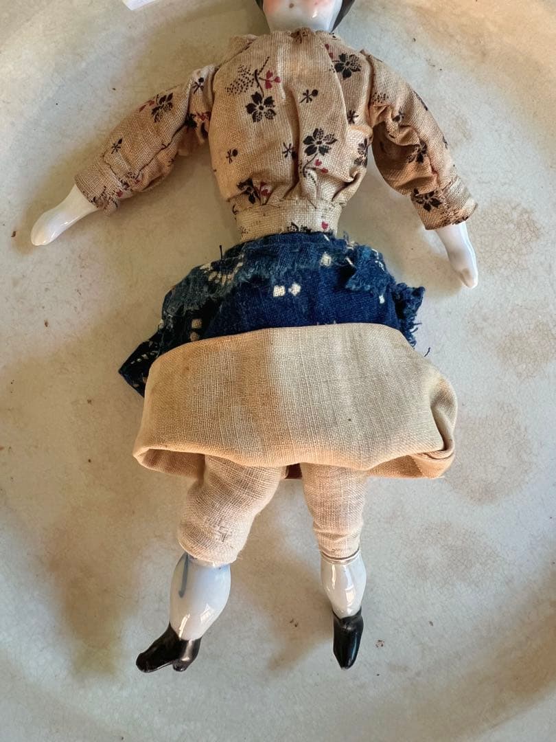 アンティーク　チャイナヘッドドール　16センチ　ドイツ