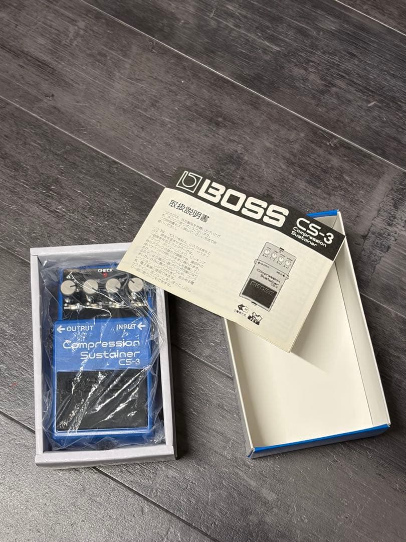貴重旧パッケージ新品BOSS CS-3 コンプレッションサステイナー