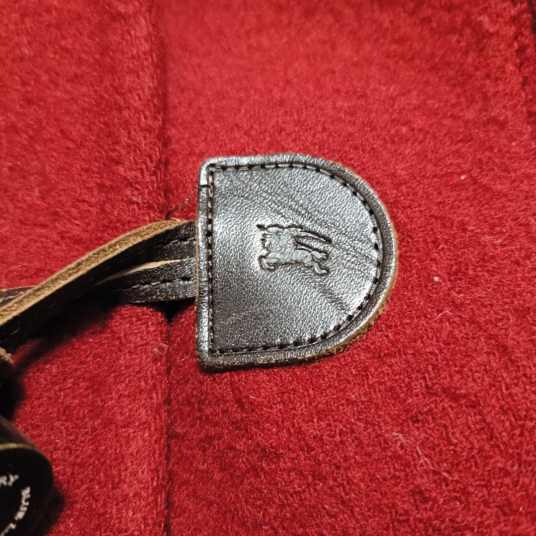 【美品】バーバリーブルーレーベル ダッフルコート ノバチェック レッド 38