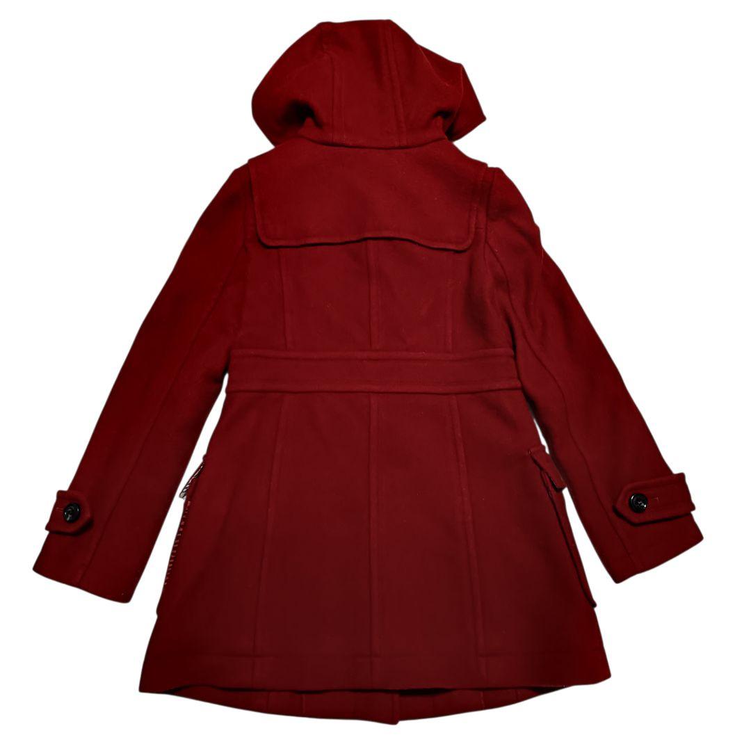 【美品】バーバリーブルーレーベル ダッフルコート ノバチェック レッド 38