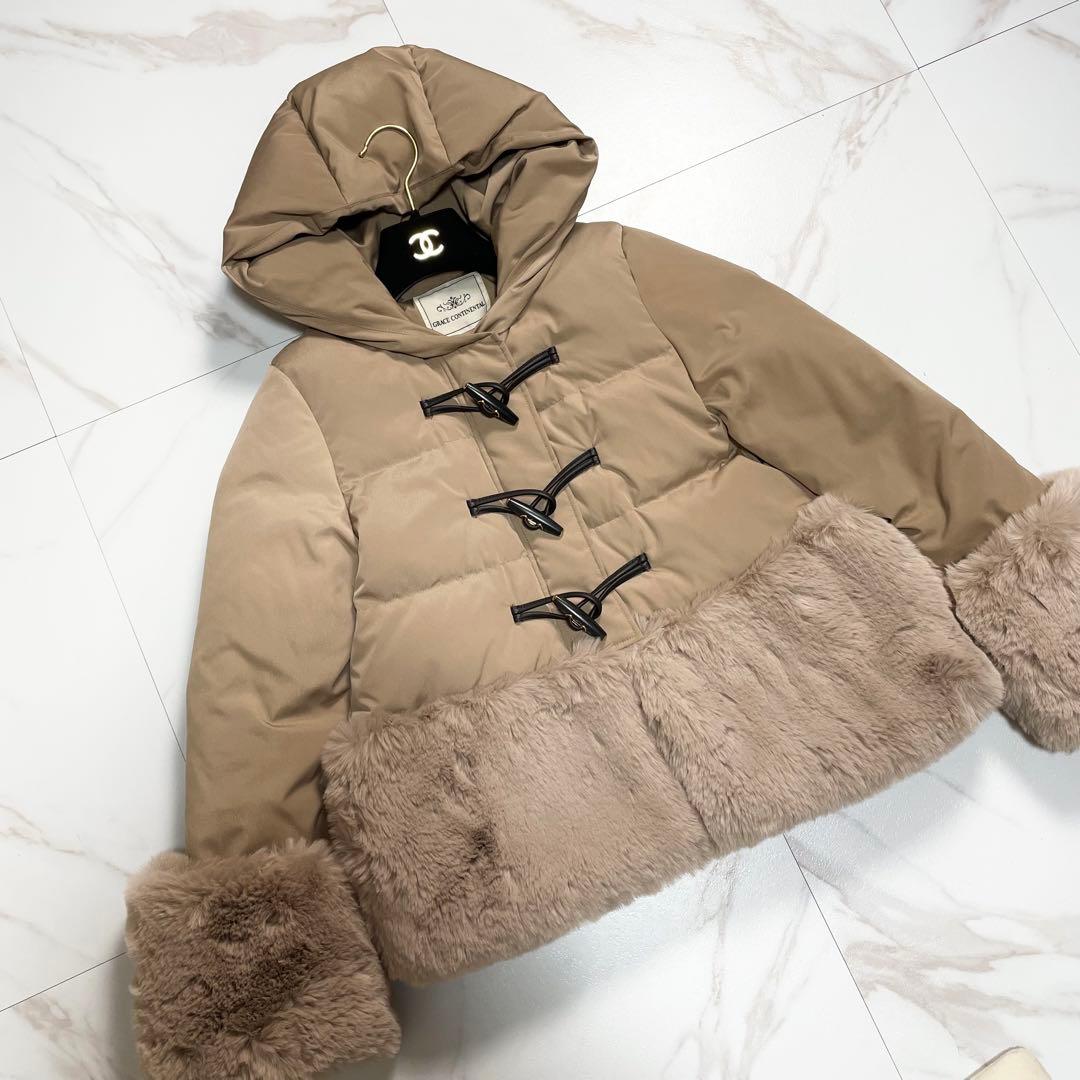 2点おまとめ グレースコンチネンタル ダッフルショートダウンジャケット