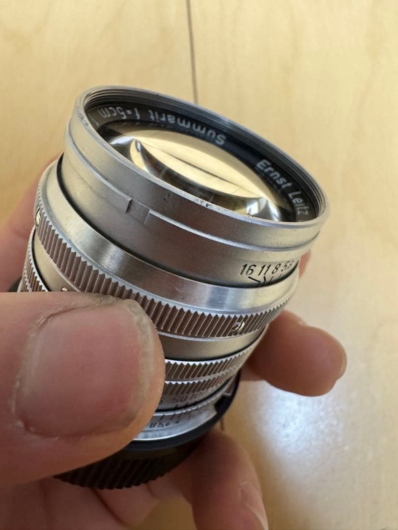 leicaズマリットF1.5 レンズフィルターx2アダプター付き