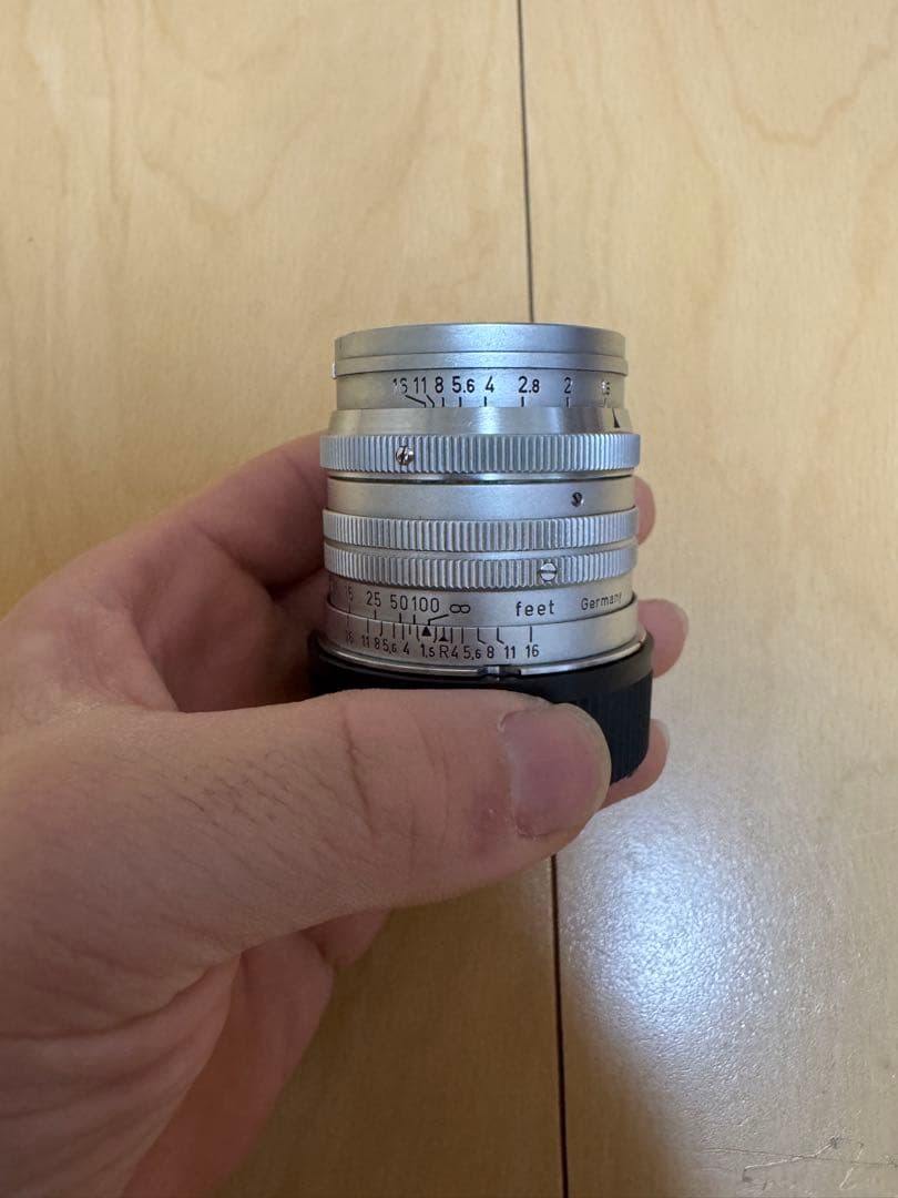 leicaズマリットF1.5 レンズフィルターx2アダプター付き