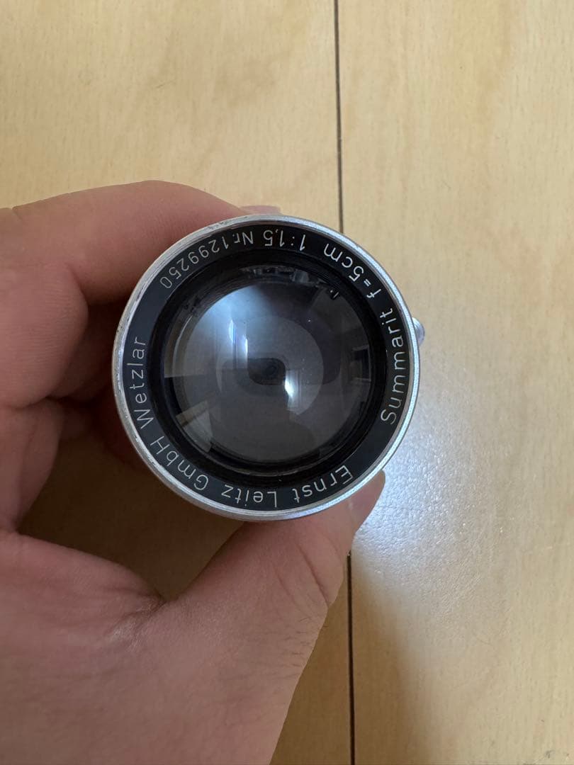 leicaズマリットF1.5 レンズフィルターx2アダプター付き