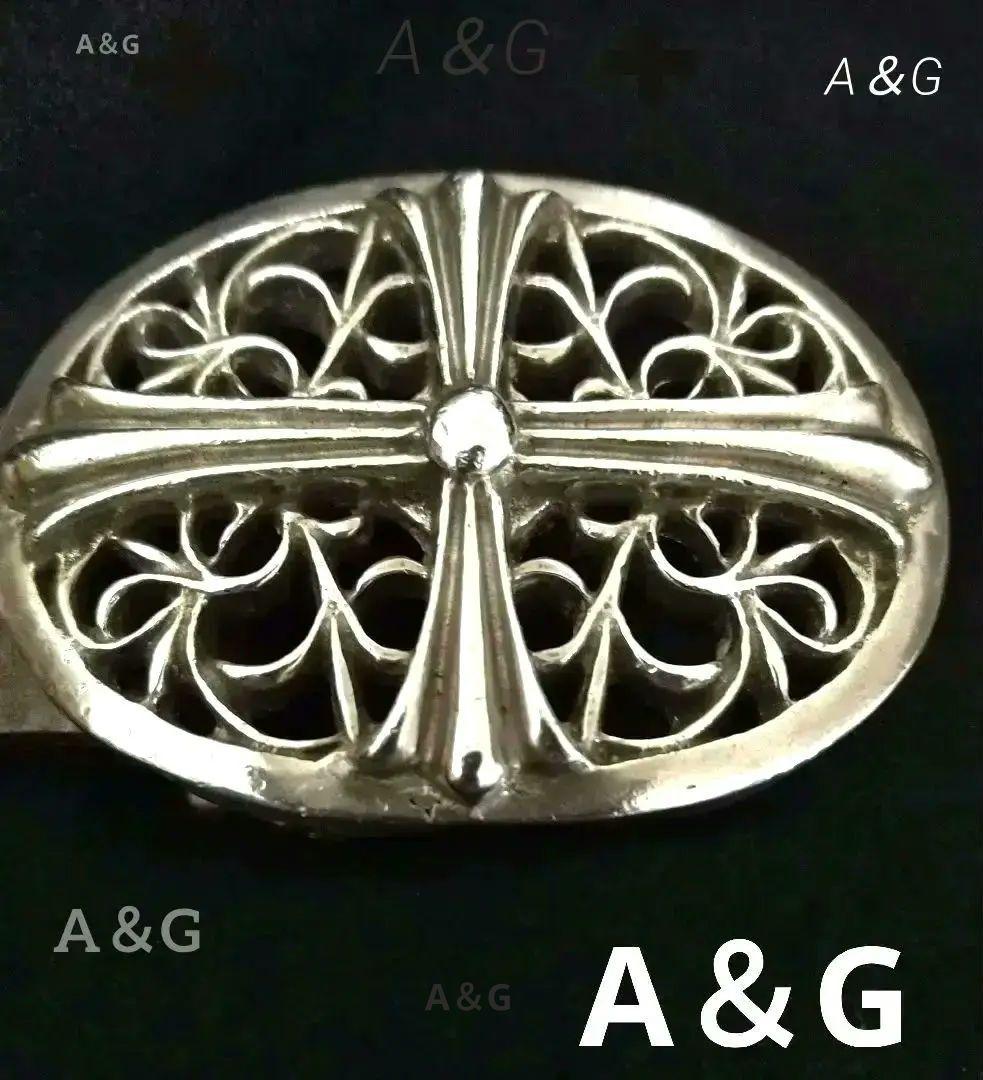 ✚A&G Oval Cross Belt Buckle✚廃盤希少モデル*