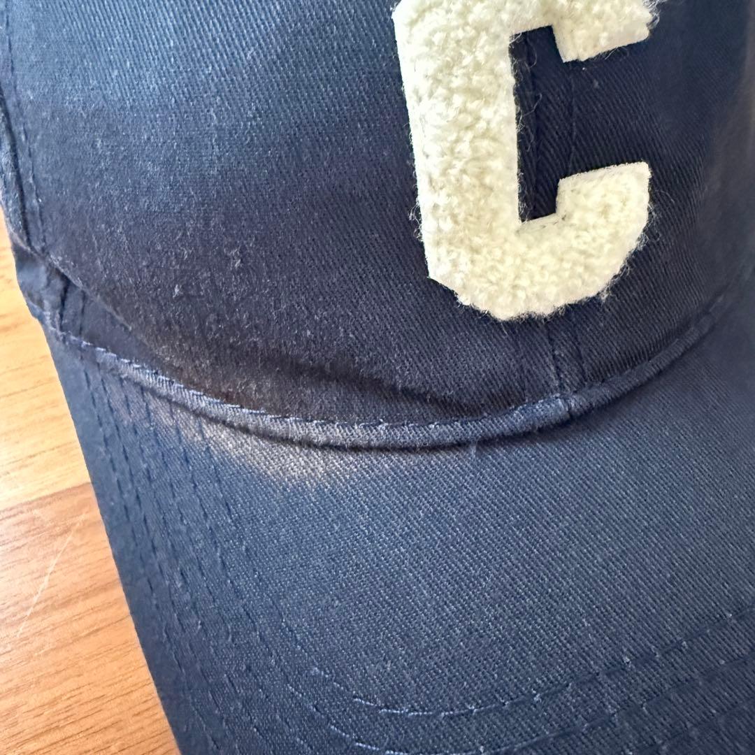 CELINE イニシャルベースボール キャップ マリン ネイビー