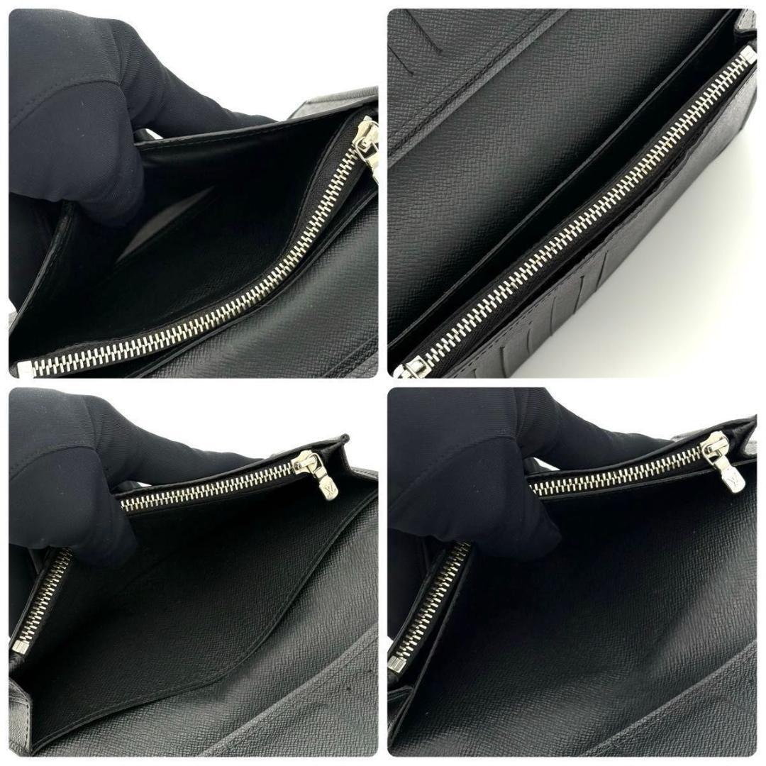 ルイヴィトン 長財布 エピ ノワール ポルトフォイユ ブラザ 黒 1686