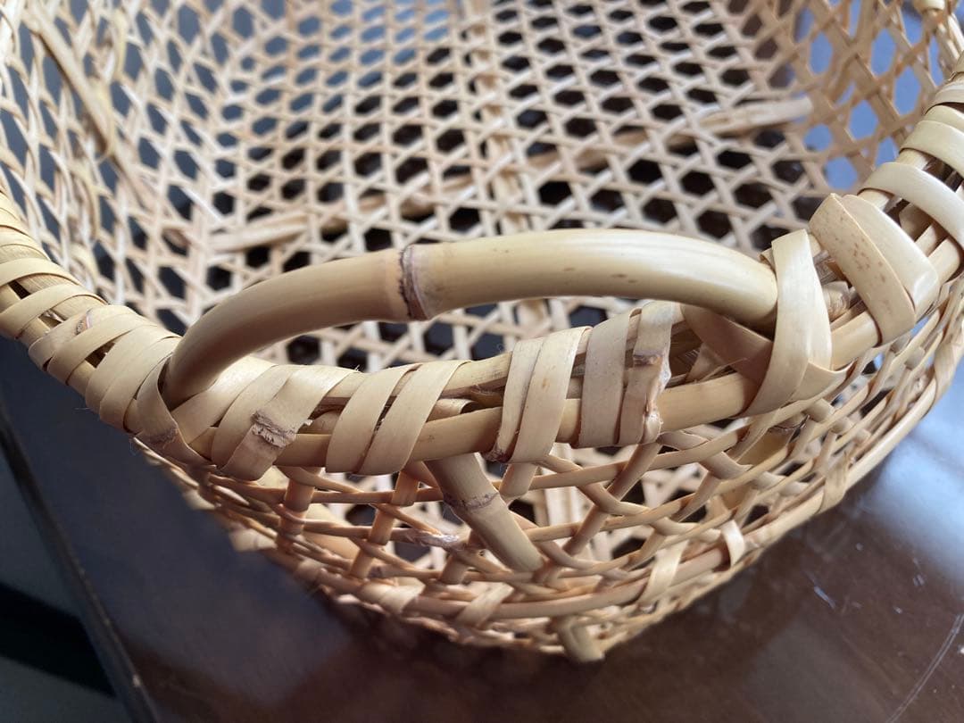 青森 根曲竹 りんごかご