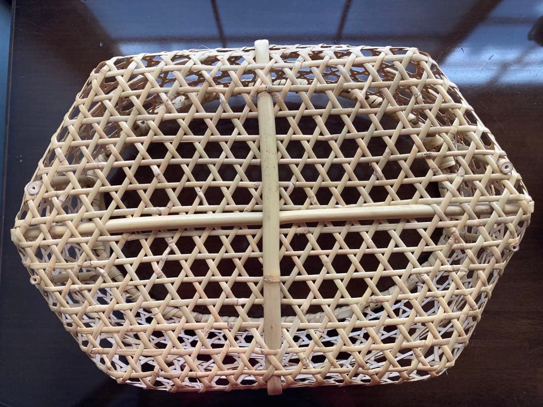 青森 根曲竹 りんごかご