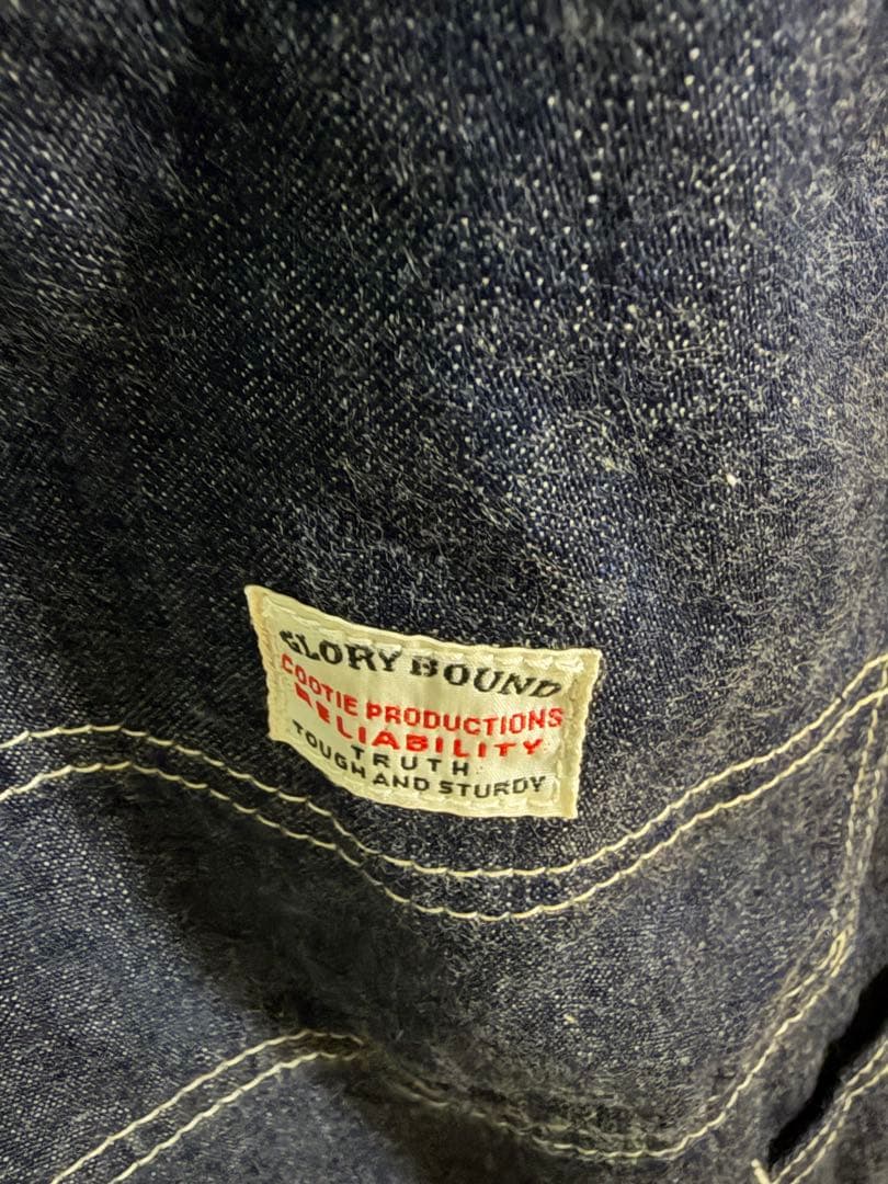 cootie オーバーオール　M インディゴ　デニム　パンツ