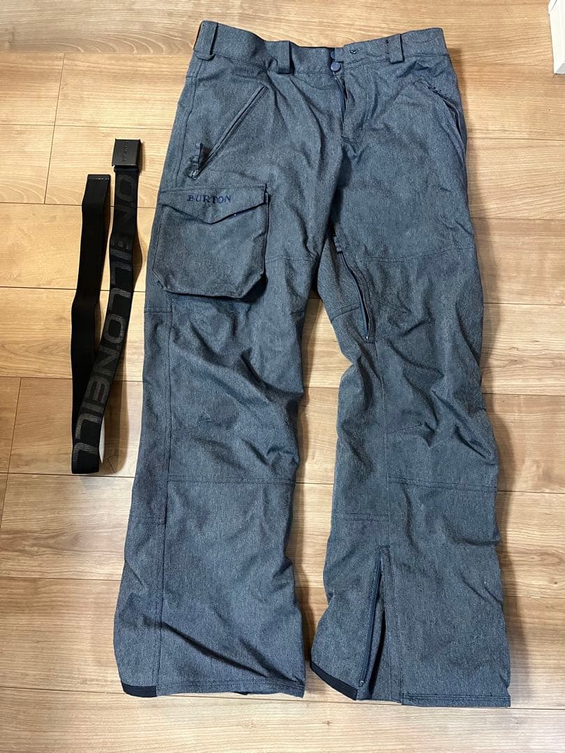 【美品】Burton スノーボードウェア　上下セット（O'NEILLベルト付き）