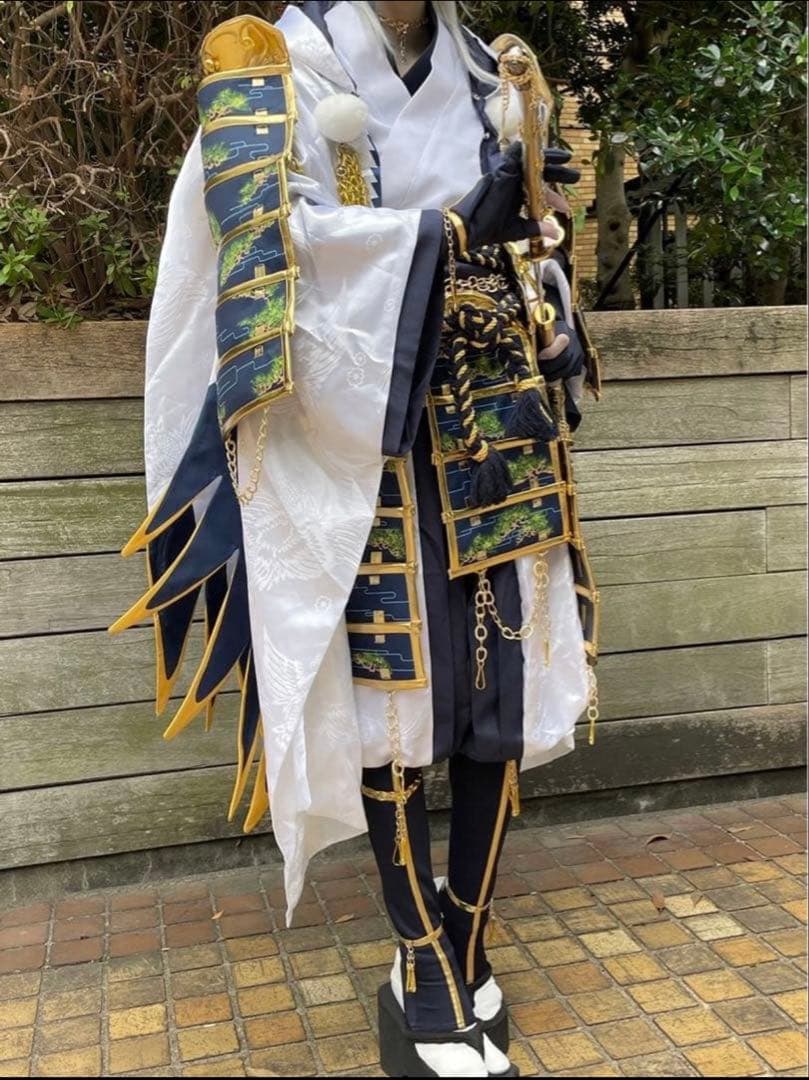 鶴丸国永 極 刀剣乱舞 コスプレ衣装 コストモ Mサイズ 刀付属