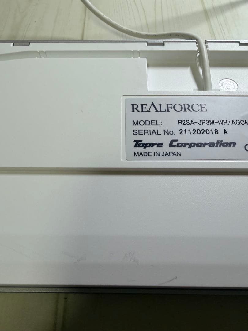 REALFORCE for Macキーボード本体