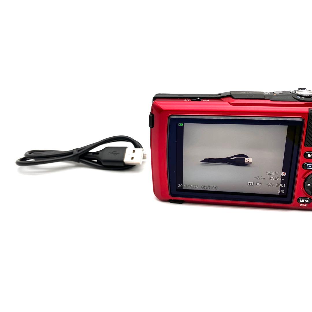 美品♪ OLYMPUS TG-7 レッド　4K 対応