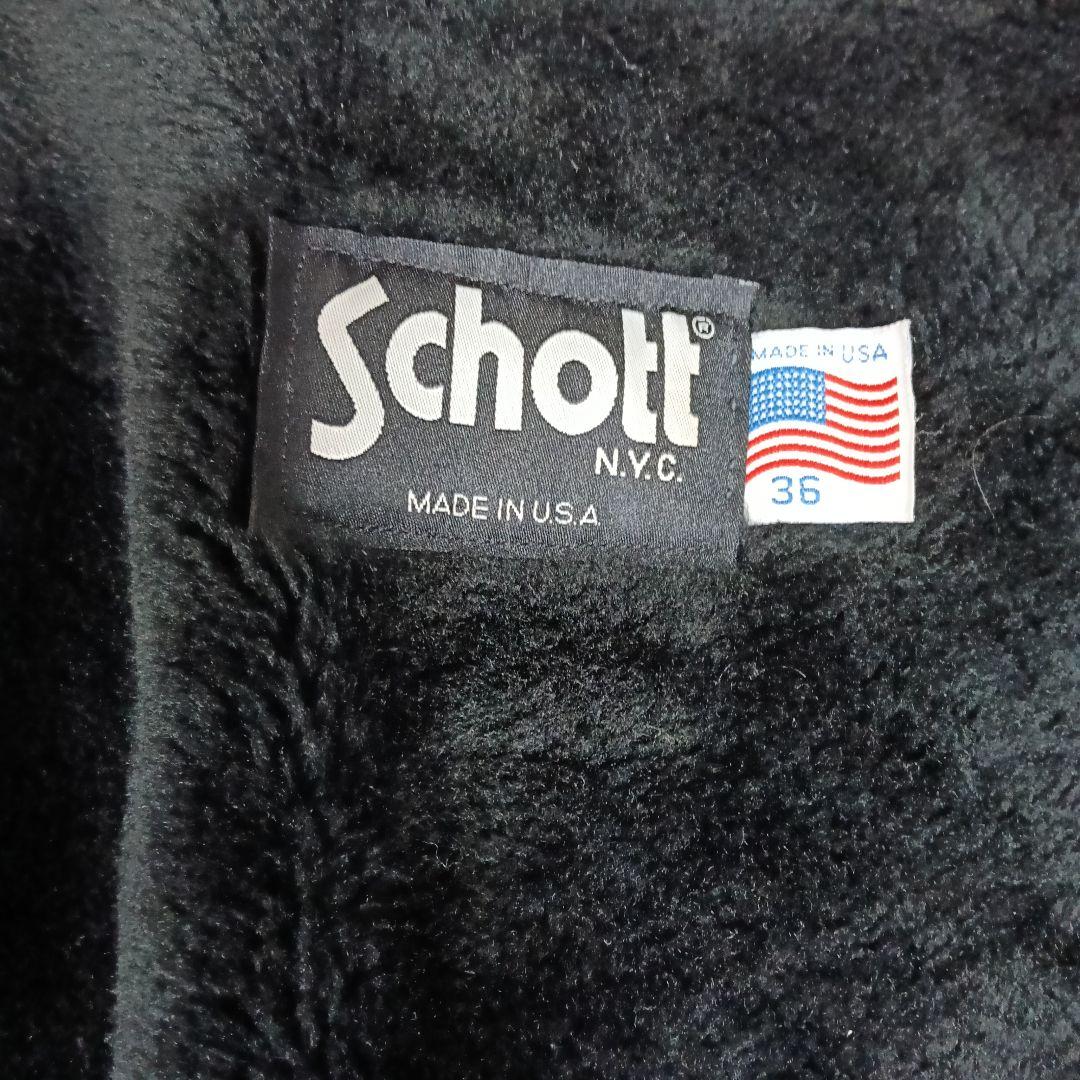 NAMI73美品】Schottショット641 シングルライダース ライナー
