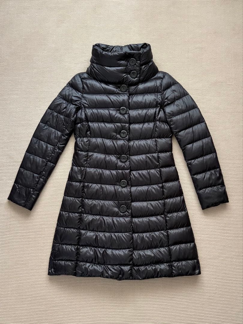 【Rui 】HERNO ダウンコート ブラック 40 ヘルノ