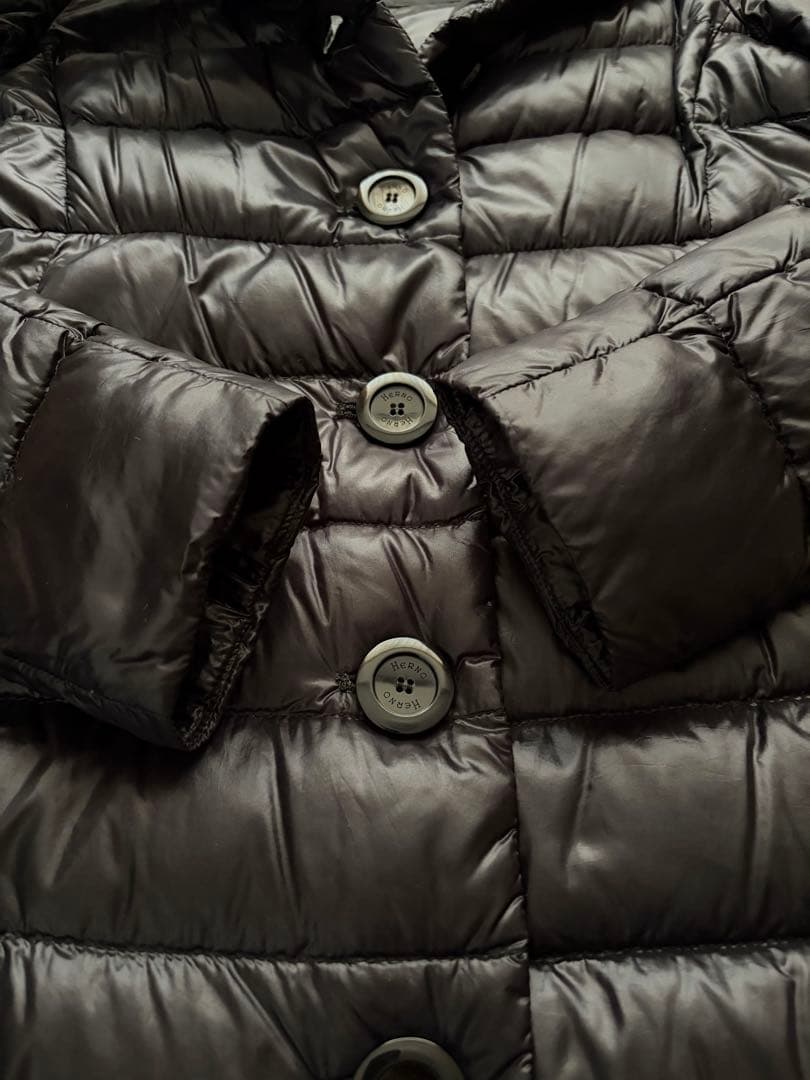 【Rui 】HERNO ダウンコート ブラック 40 ヘルノ