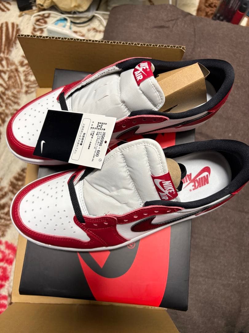 靴 NikeAirJordan 1Retro Low OG Chicago26.5