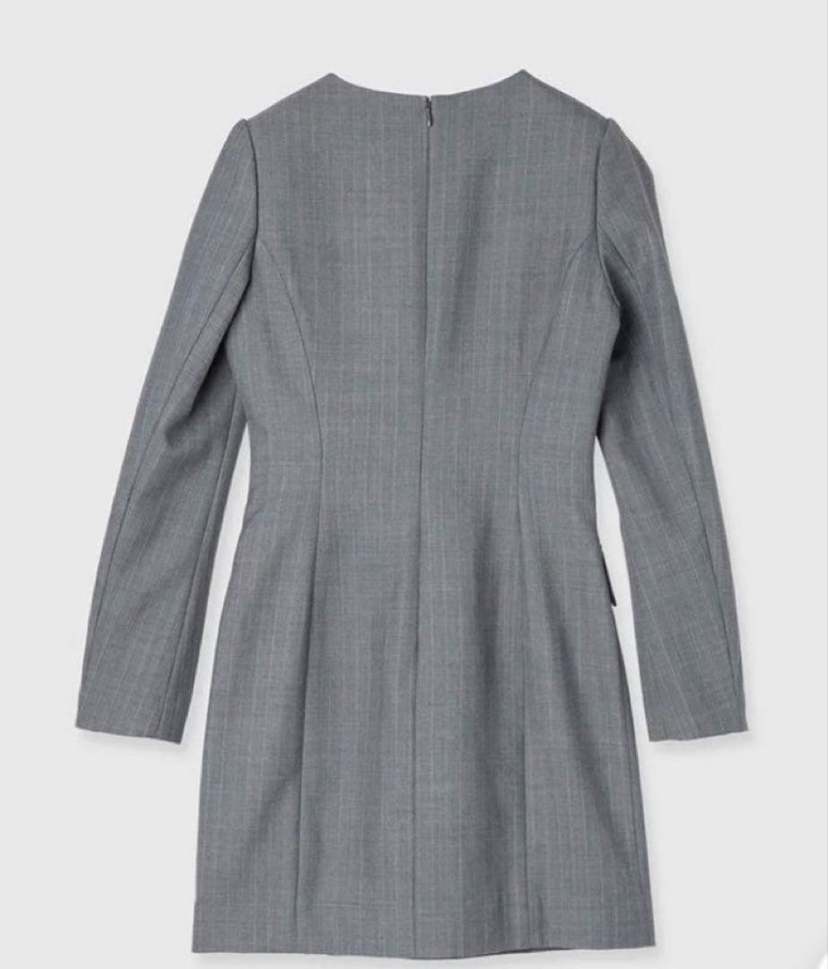 anuans パネルラインミニワンピース