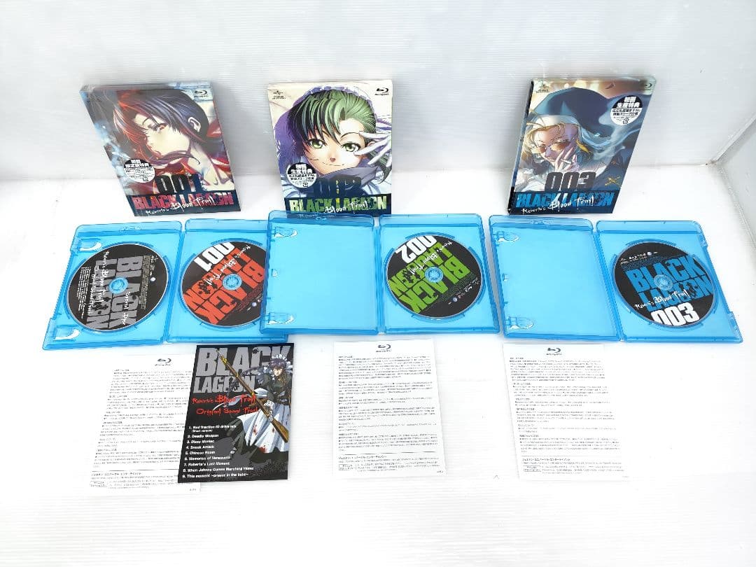 DVD　ブルーレイ　blacklagoon　ブラックラグーン　１期２期OVA