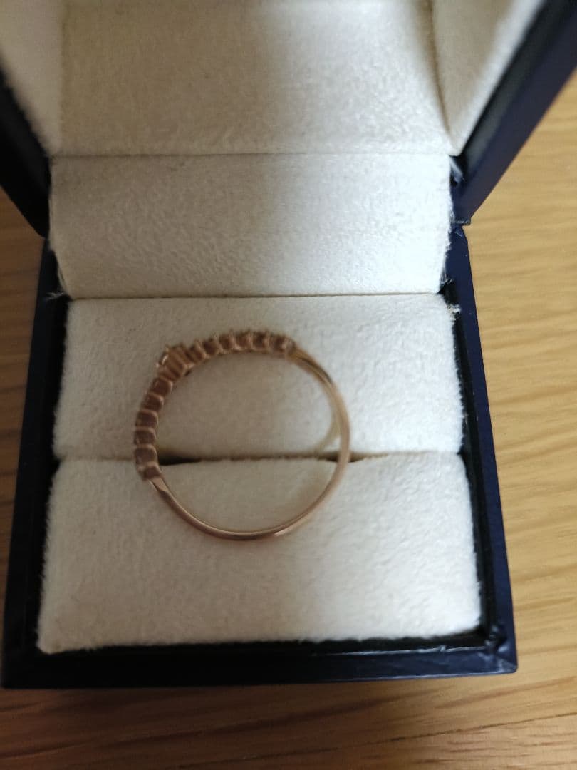 Vendome Aoyama K10PGピンクゴールドジルコニア指輪リング