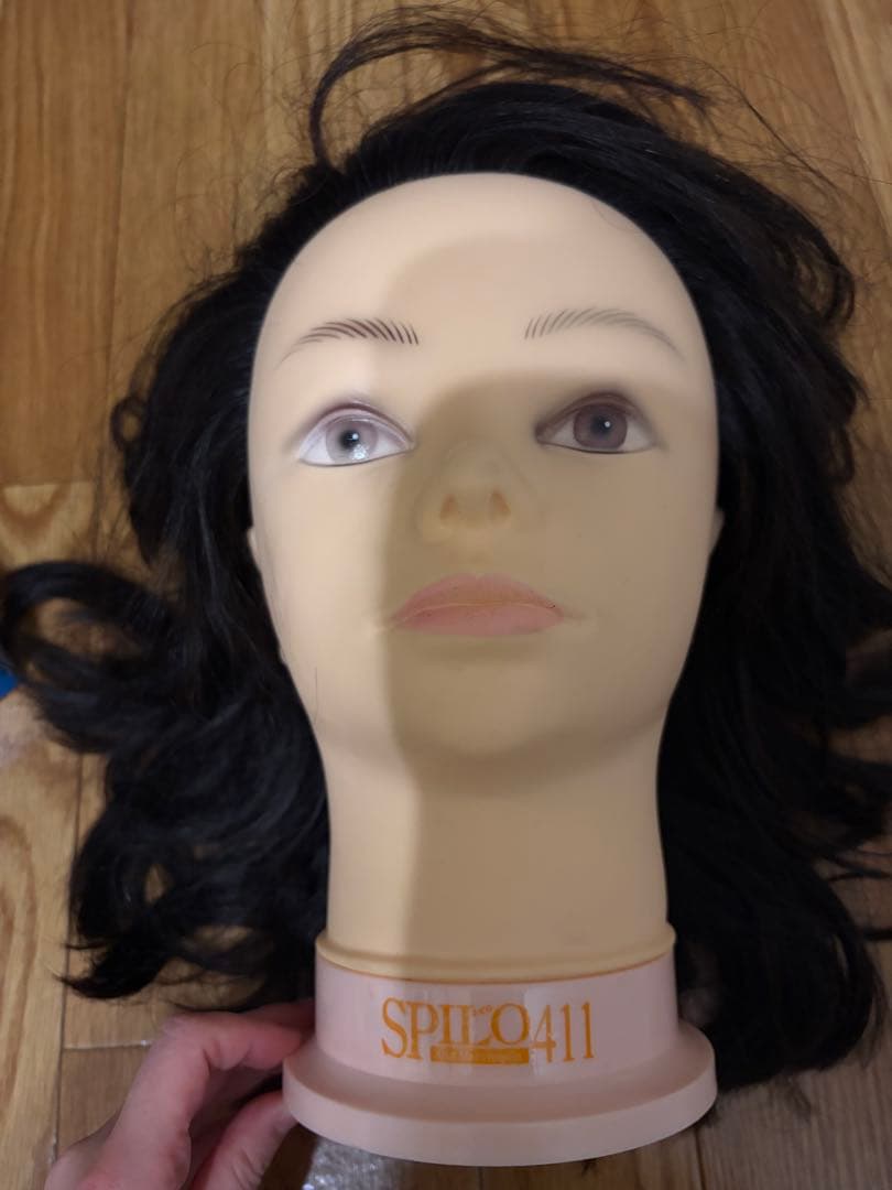 [美容師国家試験用]ロッド、ロッドケース、ウィッグ、ペーパー