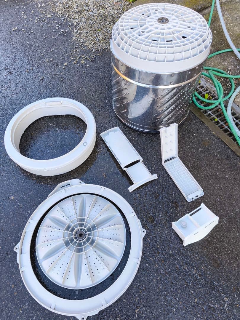 ゆう 分解清掃済 21年製 レトロ冷蔵庫 洗濯機 セット