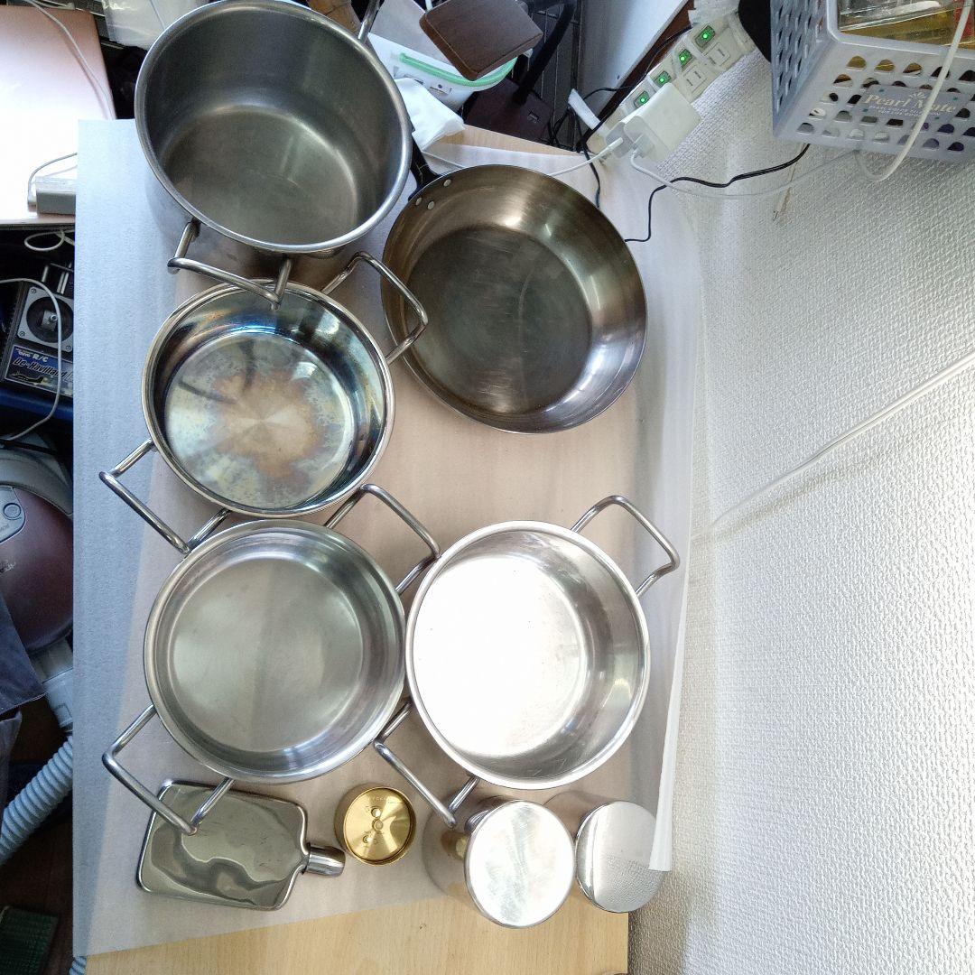 サ*ジ様 両手鍋　フライパン　等　セット中古品