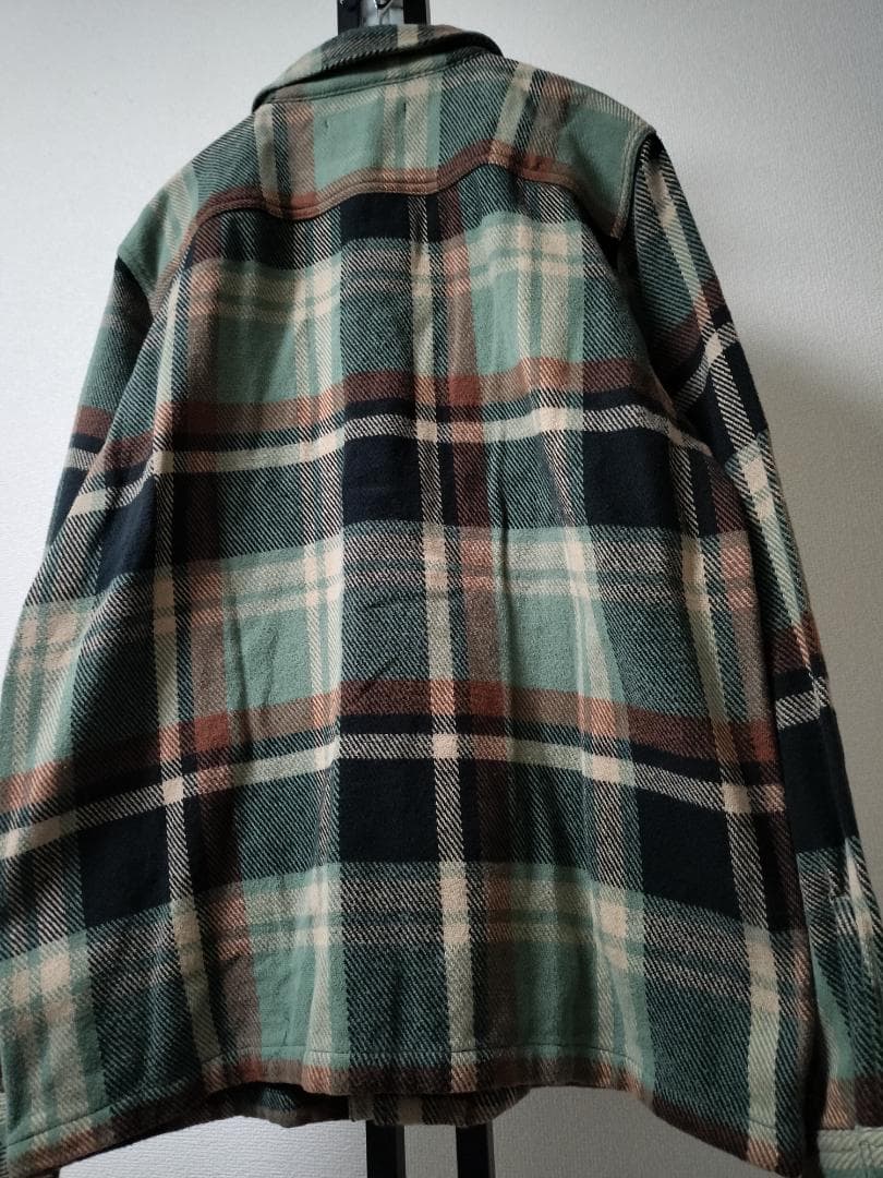 アウターノウン/ブランケットシャツ/肉厚ネルシャツ/ワークポケット