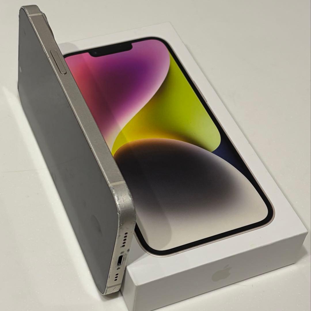 バッテリー100% IPhone 14 128GB ホワイト