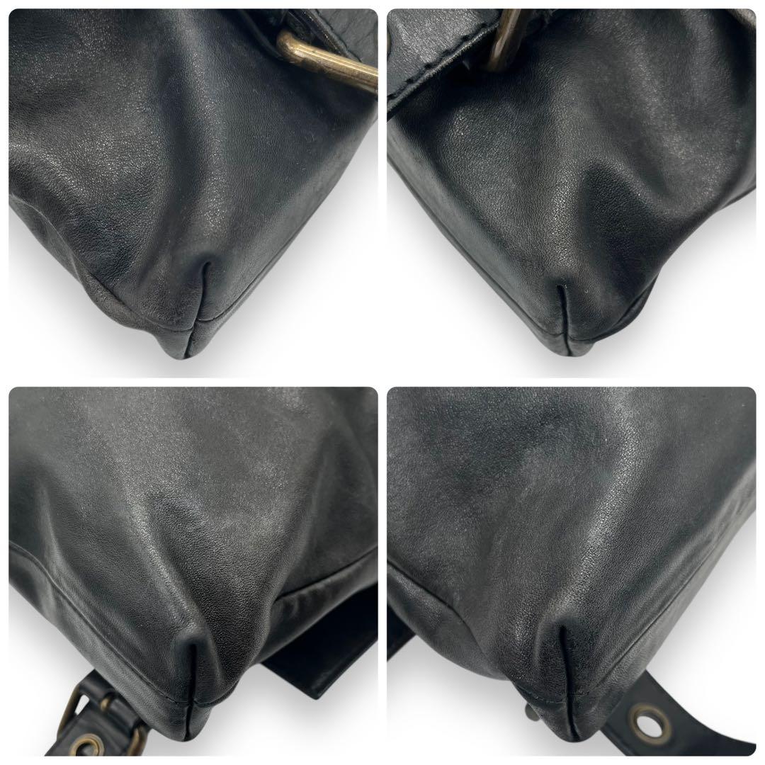 ドルチェ&ガッバーナ　D&G　ショルダーバッグ　メッセンジャーバッグ　ブラック