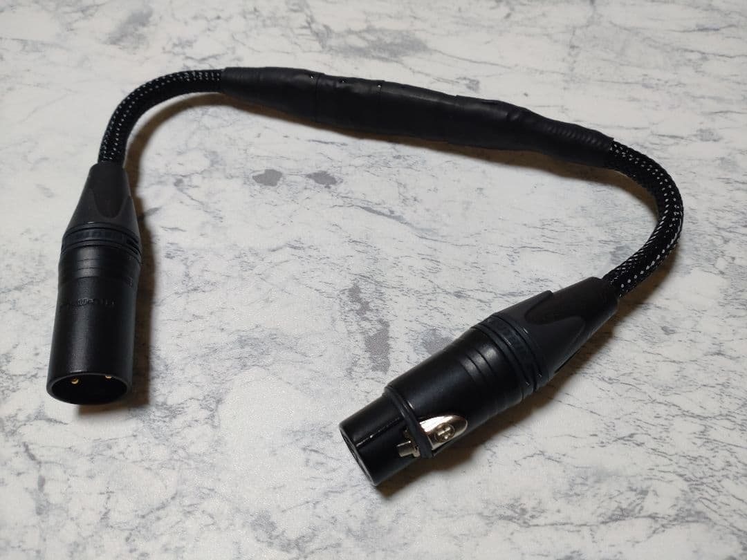 【新作!】カタパルトXLRケーブル　ショートタイプ　約39cm