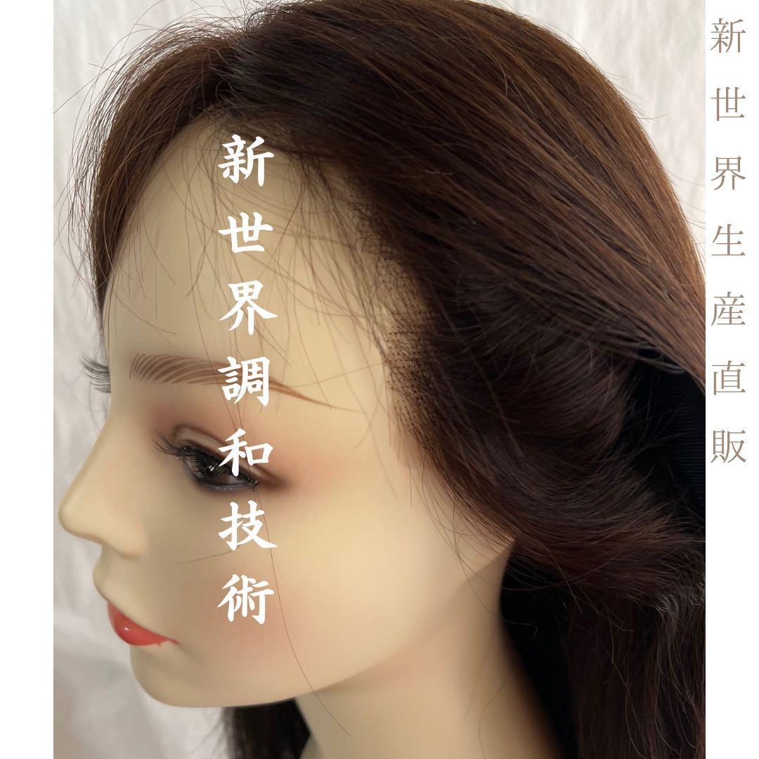 2025新世界　人毛　ウィッグ　フルウィッグ　シルクスキン　医療ウィッグ　レミー