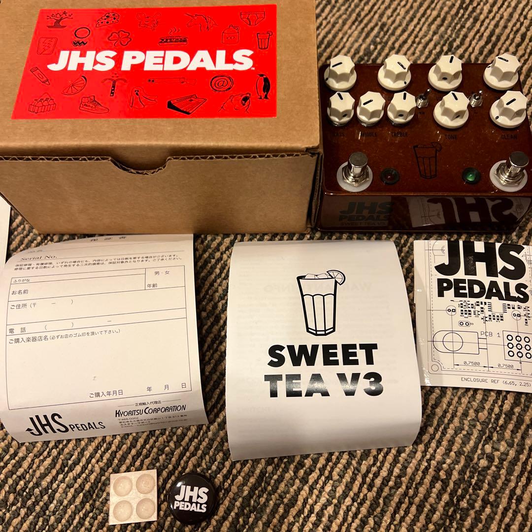 JHS pedals SWEET TEA V3 オーバードライブ