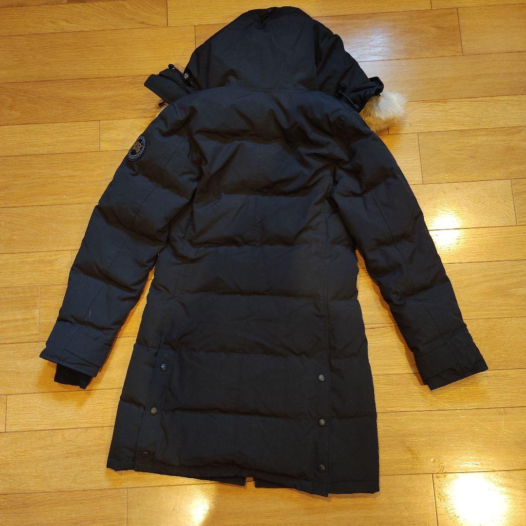 極美品カナダグースブラックレーベルシェルバール　ブラック　XS