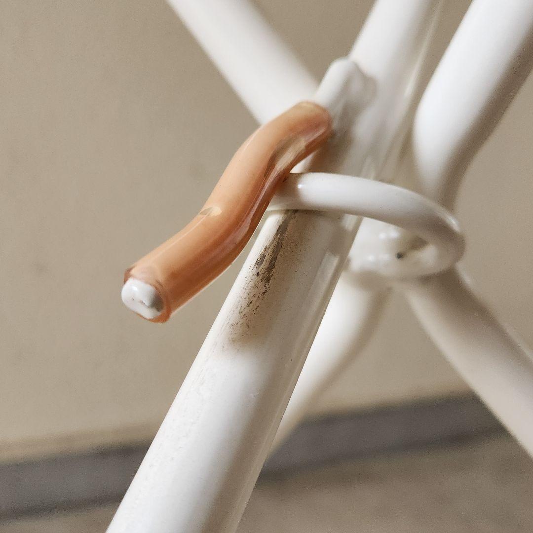 ヴィンテージ 丸型アイアンテーブル ラウンドテーブル 折りたたみテーブル