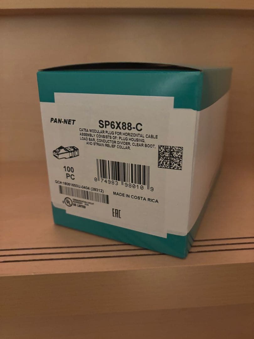 PANDUIT CAT6A SP6X88-C 100個　新品未開封