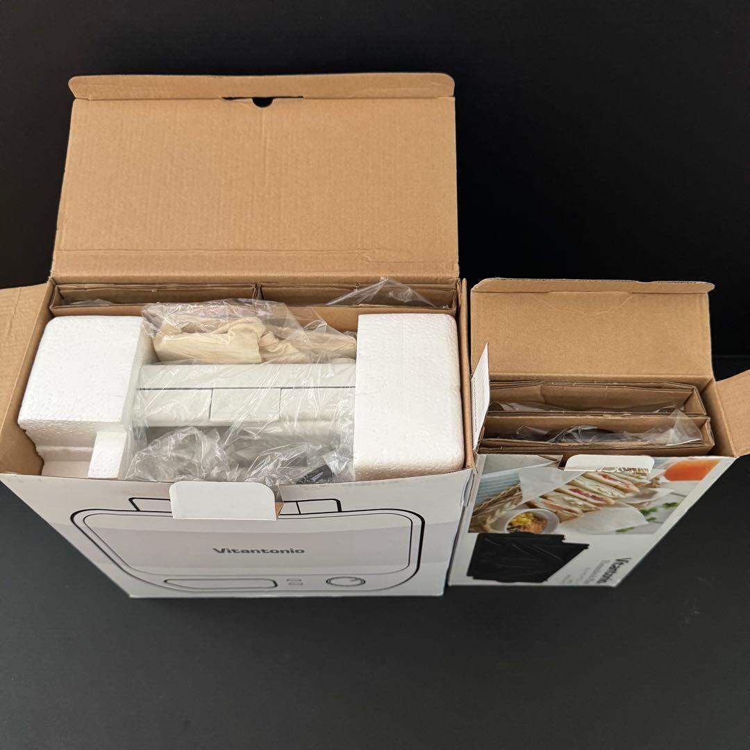 【未使用品】Vitantonio ホットサンドベーカー＋ホットサンドプレート
