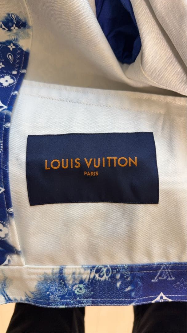 ルイ・ヴィトン ジャンパー 46 青/白