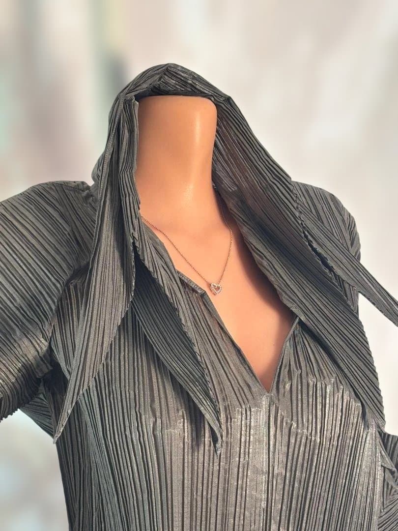 [超希少] ISSEY MIYAKE 変形 3D プリーツ トップス