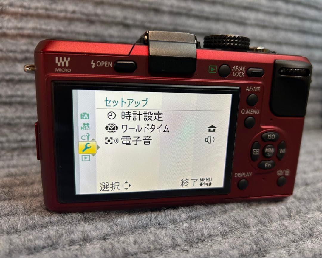 パナソニック デジタルガメラ GF1 レッド DMC-GF1C
