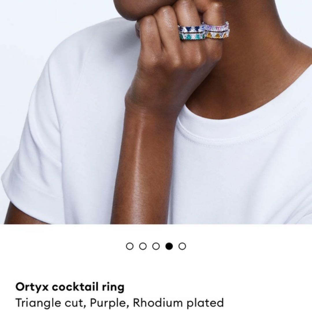 スワロフスキー ミレニア　ortyx cocktail リング　55