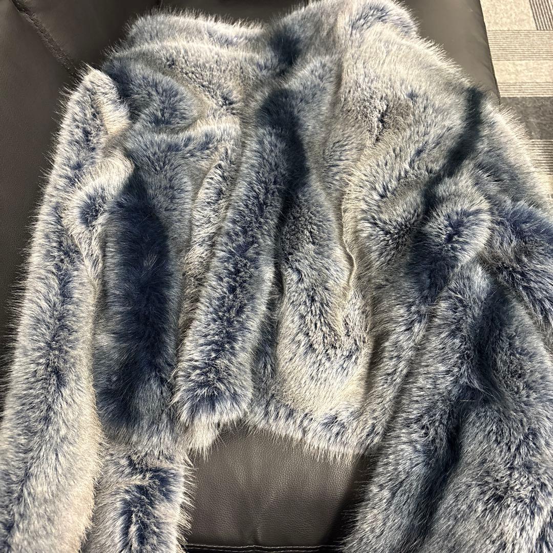 LAGUA GEM グレー ファー ジャケット