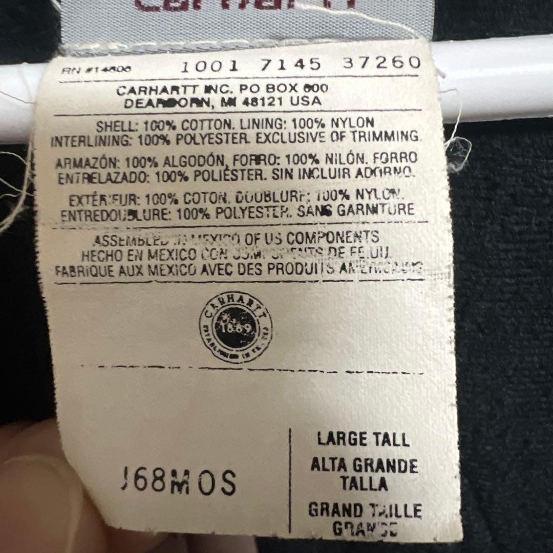 Carhartt カーハート　90sダックパーカー フェード有り