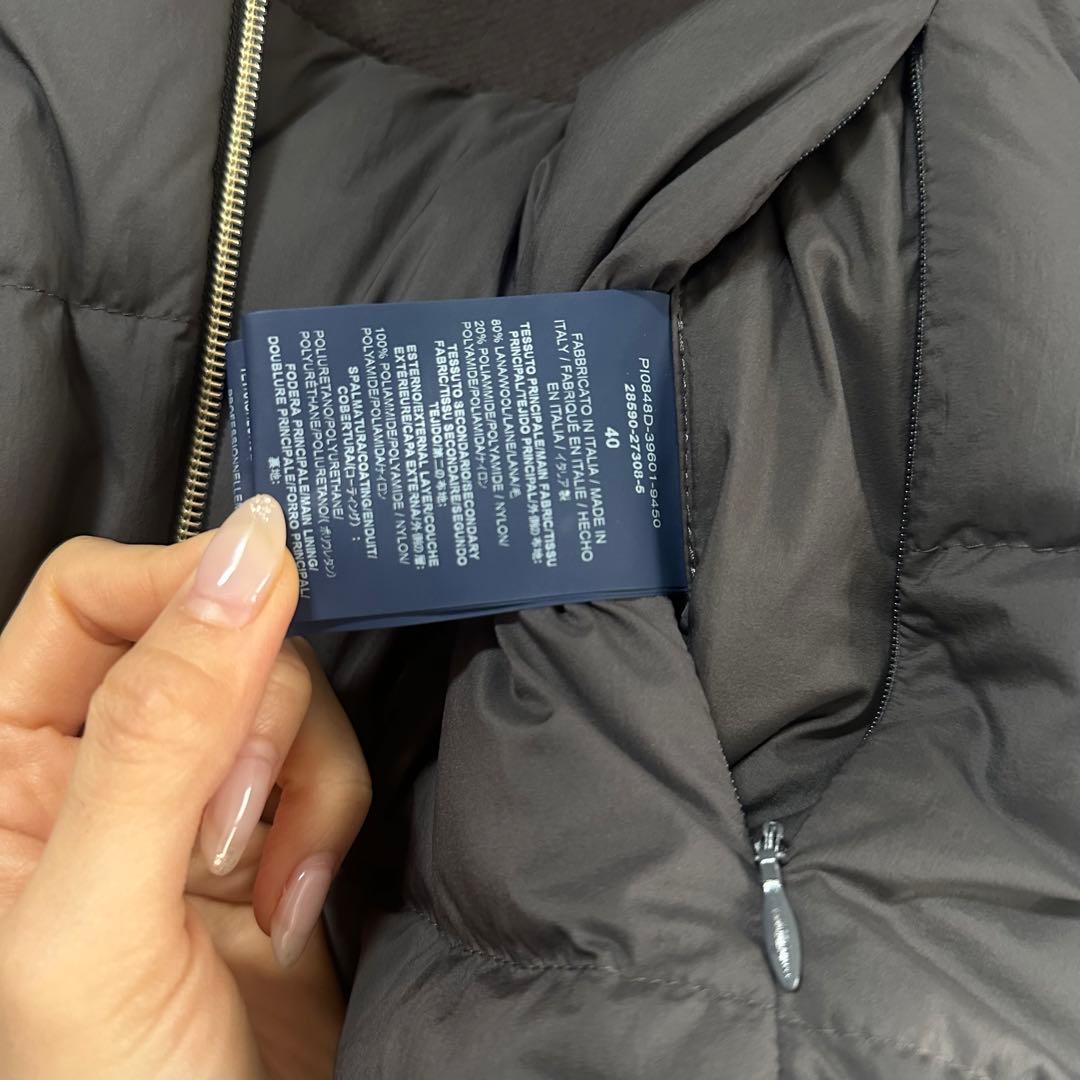 【超美品】定価24万ヘルノHERNO ANAYIダウンコート40