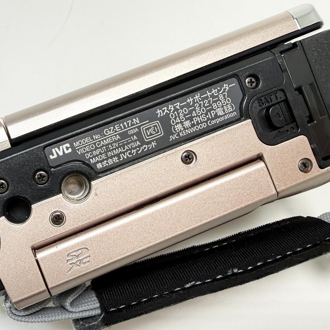 JVC Everio フルHD ビデオカメラ GZ-E117