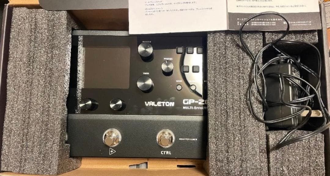 さっ　Valeton GP-200LT 　マルチエフェクター