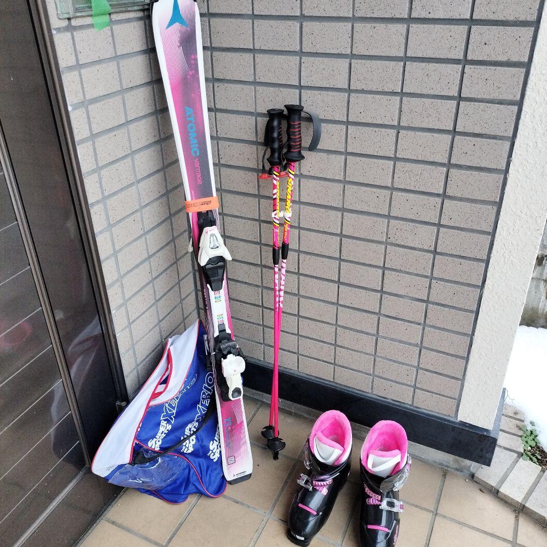 スキーセット 子供　アトミック　130cm　ブーツ　ストックセット