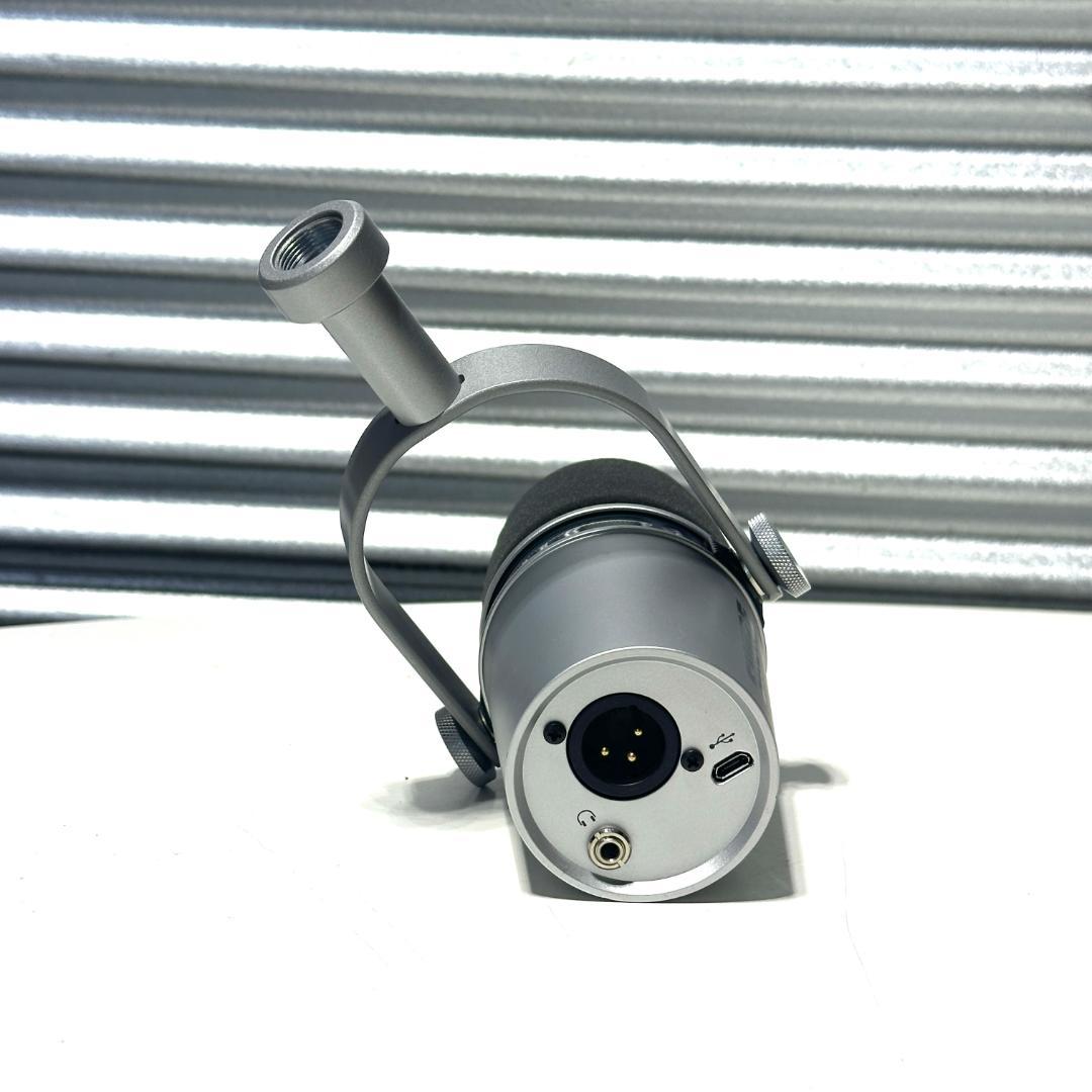 中古 SHURE シュア ポッドキャストマイクロホン MV-7-S-J