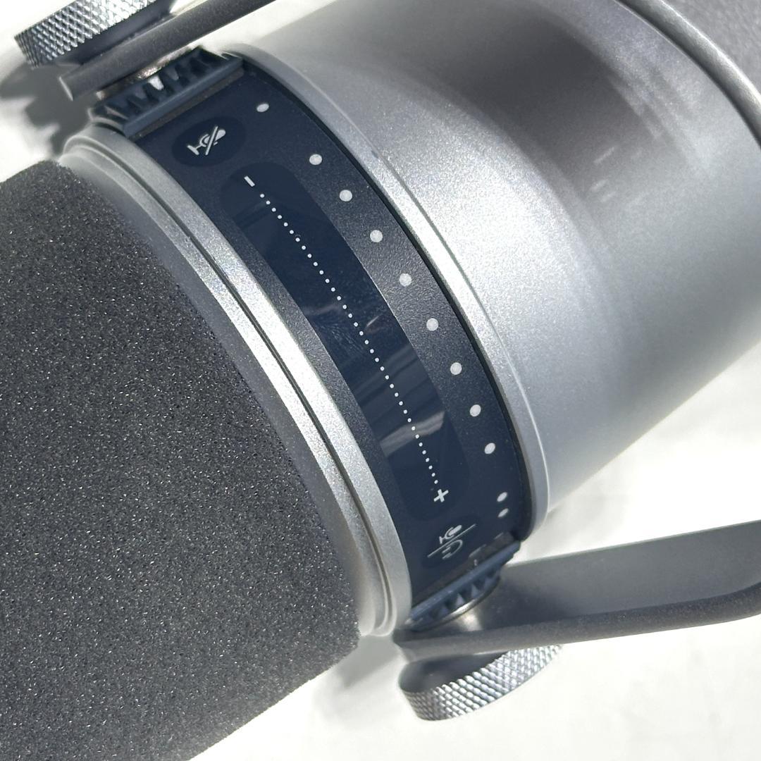 中古 SHURE シュア ポッドキャストマイクロホン MV-7-S-J